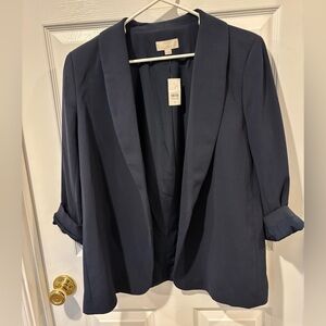 LOFT navy blue blazer